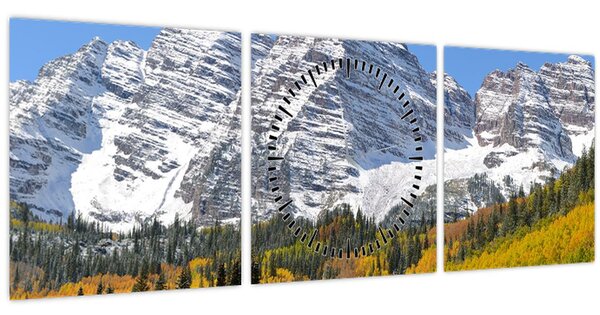 Tablou - Maroon Peak (cu ceas) (90x30 cm)