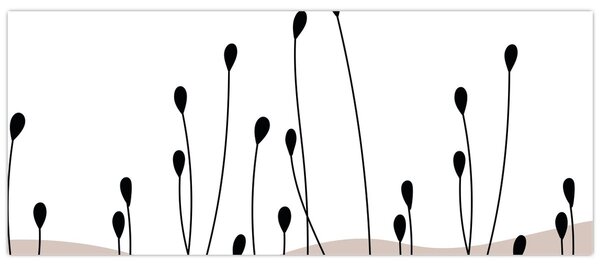 Tablou - Pajiște grafică N⁰1 (120x50 cm)