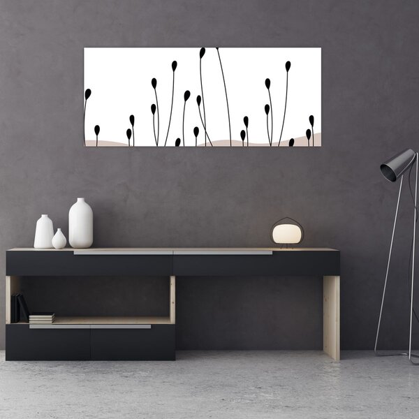 Tablou - Pajiște grafică N⁰1 (120x50 cm)