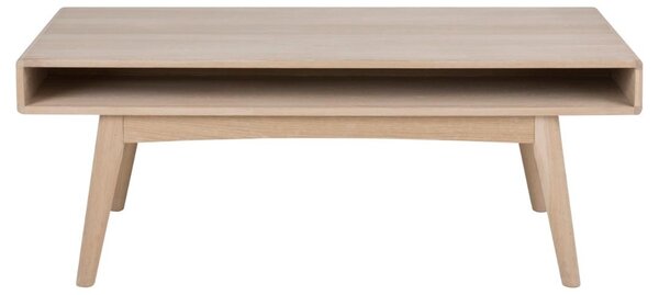 Masuta de cafea Marte, Alb, 50x130x70 cm