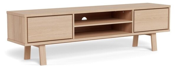 Comoda TV Lamberth, Alb, 50x180x40 cm