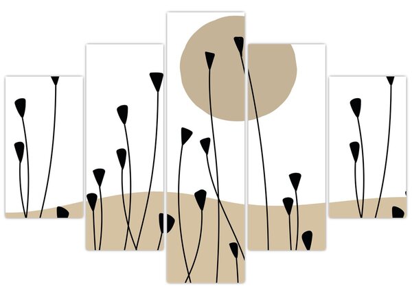 Tablou - Pajiște grafică N⁰2 (150x105 cm)