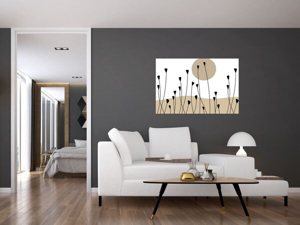 Tablou - Pajiște grafică N⁰2 (90x60 cm)
