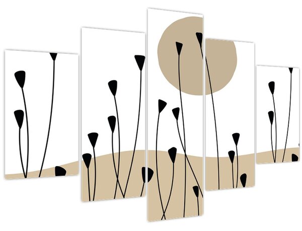 Tablou - Pajiște grafică N⁰2 (150x105 cm)