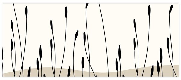 Tablou - Pajiște grafică N⁰3 (120x50 cm)