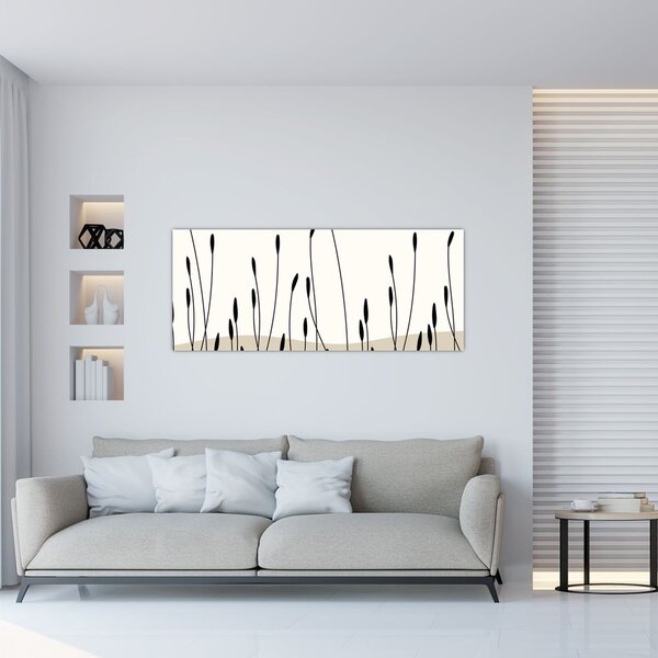 Tablou - Pajiște grafică N⁰3 (120x50 cm)