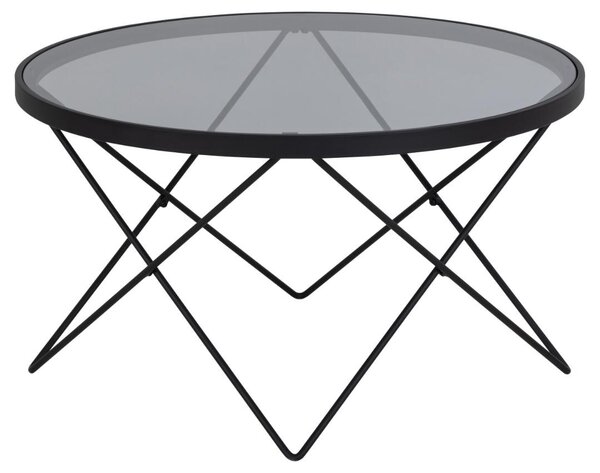 Masuta de cafea Cuxton, Gri, 45x80x80 cm