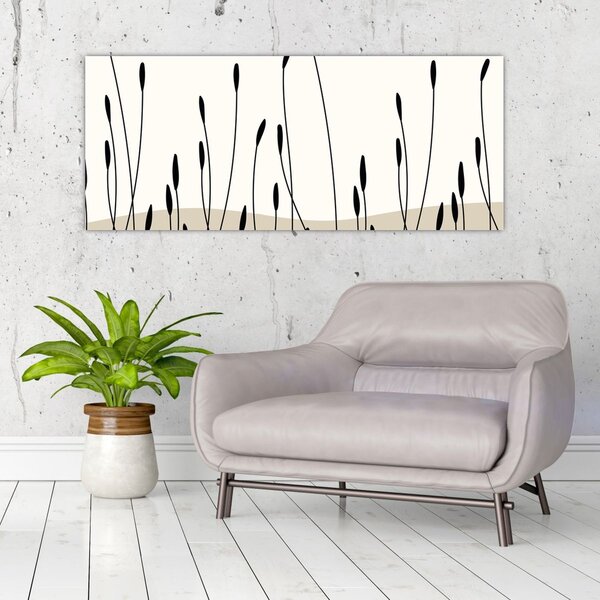 Tablou - Pajiște grafică N⁰3 (120x50 cm)