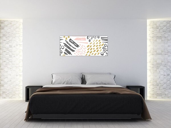 Tablou - Accidente vasculare cerebrale abstracte (120x50 cm)