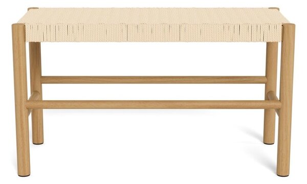 Banca Alvin, Alb, 45x80x35 cm