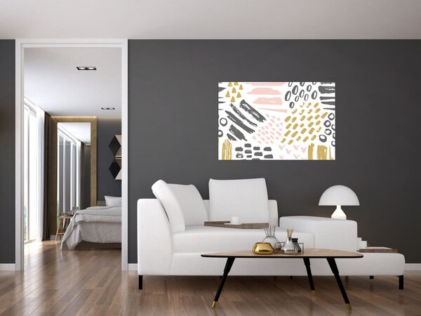 Tablou - Accidente vasculare cerebrale abstracte (90x60 cm)