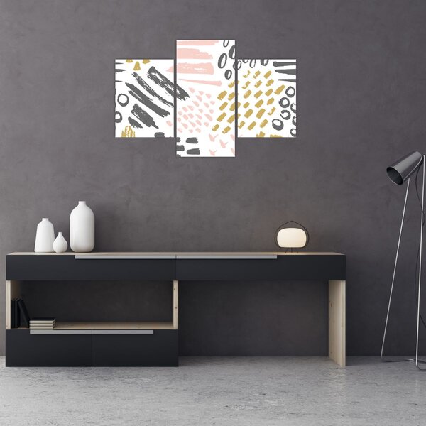 Tablou - Accidente vasculare cerebrale abstracte (90x60 cm)