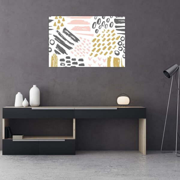 Tablou - Accidente vasculare cerebrale abstracte (90x60 cm)