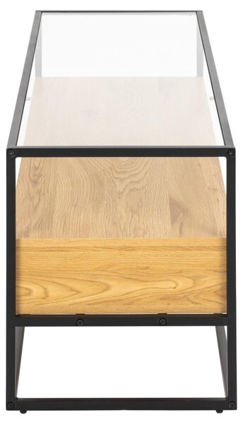 Comoda TV Randolf, Transparent, 45x120x40 cm
