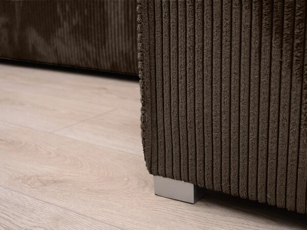 Coltar in forma de U SMART COSARO 295x140 cm, maro inchis