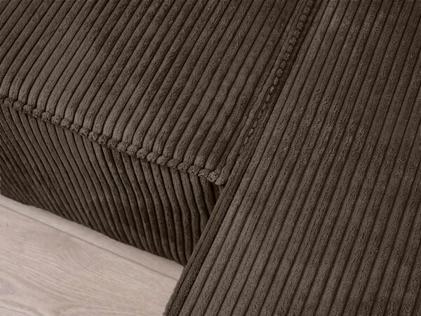 Coltar in forma de U SMART COSARO 295x140 cm, maro inchis