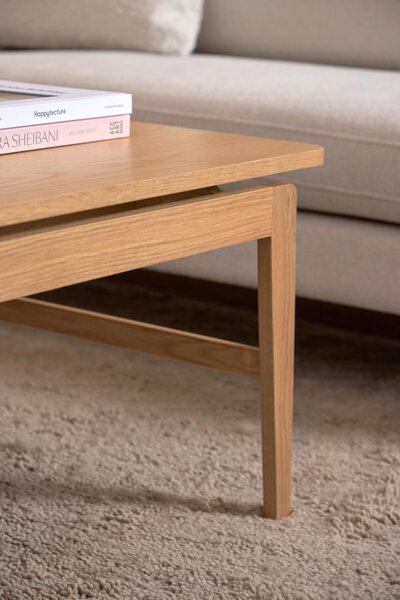Masuta de cafea Essex, Natural, 45x120x60 cm