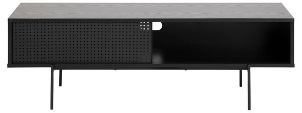 Comoda TV Angus, Negru, 44.5x140x40 cm