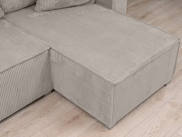 OFERTA Set de canapele in forma de U SMART COSARO bej 295x140 cm, calitatea II