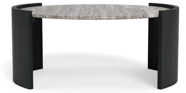 Masuta de cafea Zafra, Gri, 42x95x95 cm
