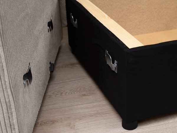 OFERTA Set de canapele in forma de U SMART COSARO bej 295x140 cm, calitatea II