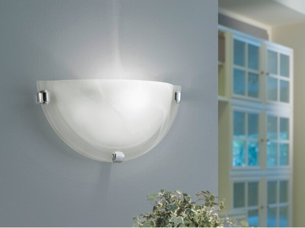 Eglo 7188 - Aplica de perete SALOME 1xE27/60W/230V, sticlă de alabastru
