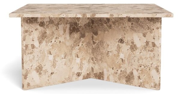 Masuta de cafea Vega V2, Maro mat, 42x90x90 cm
