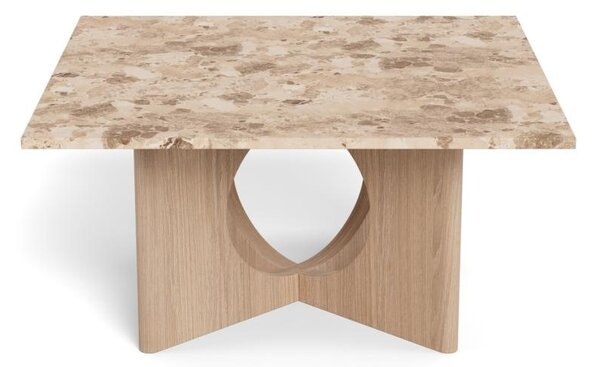 Masuta de cafea Foley V1, Maro, 42x80x80 cm