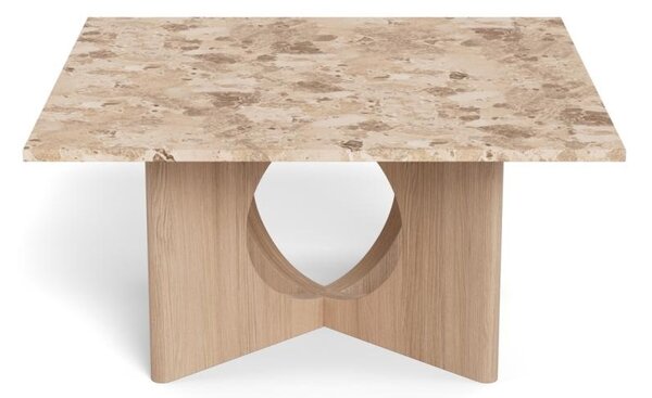 Masuta de cafea Foley V1, Maro, 42x80x80 cm