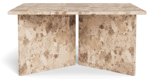 Masuta de cafea Vega V2, Maro mat, 42x90x90 cm