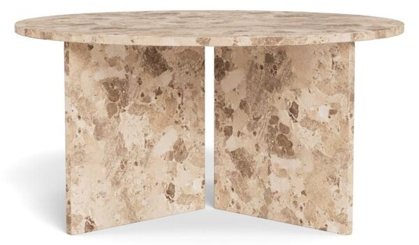 Masuta de cafea Vega V6, Maro mat, 42x90x90 cm