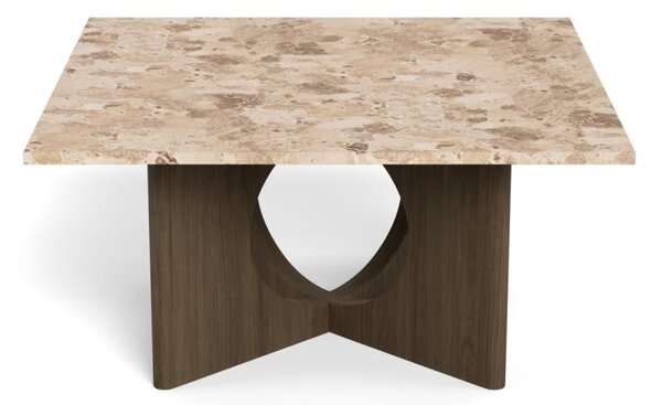 Masuta de cafea Foley V3, Maro, 42x80x80 cm