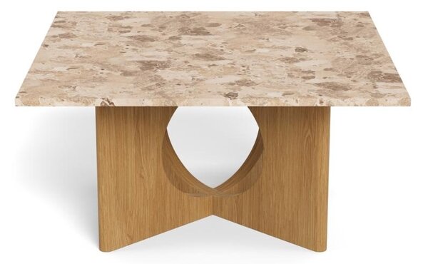 Masuta de cafea Foley V5, Maro, 42x80x80 cm