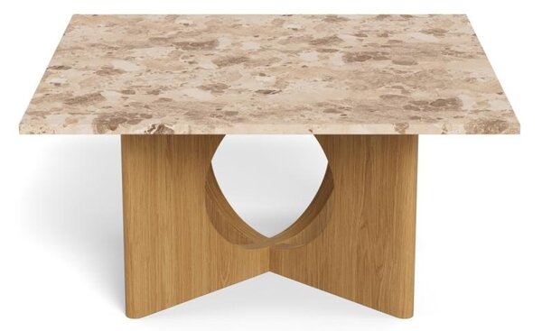 Masuta de cafea Foley V5, Maro, 42x80x80 cm