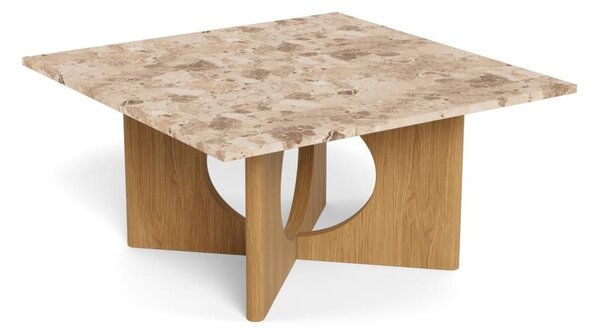 Masuta de cafea Foley V5, Maro, 42x80x80 cm