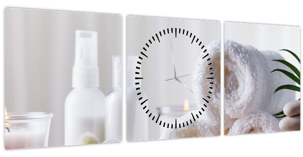 Tablou - Spa (cu ceas) (90x30 cm)