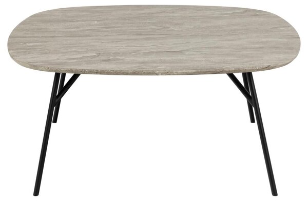 Masuta de cafea Caracas, Gri, 40x90x90 cm