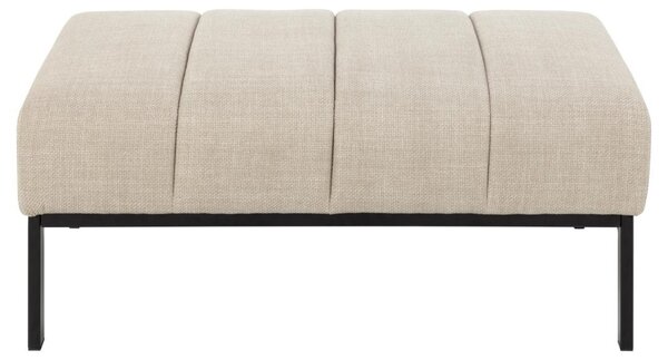 Taburet otoman Caix, Bej, 41x100x61 cm