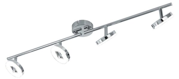 Eglo 54676 - Plafonieră cu 4 spoturi LED, 4x6W, 230V, crom mat