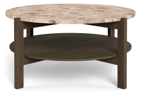 Masuta de cafea Dorsett V2, Maro, 40x80x80 cm