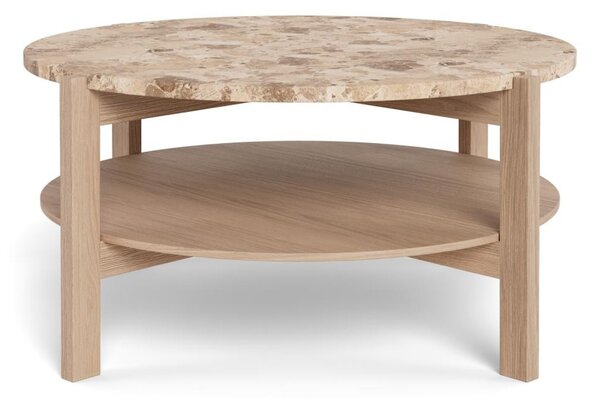 Masuta de cafea Dorsett V1, Maro, 40x80x80 cm