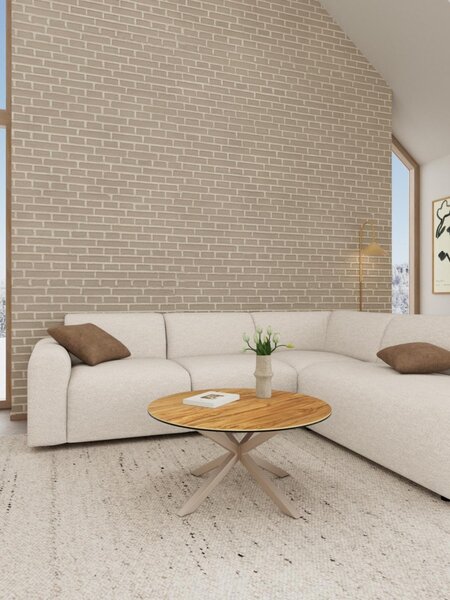 Masuta de cafea Heaven, Natural, 40x82x82 cm