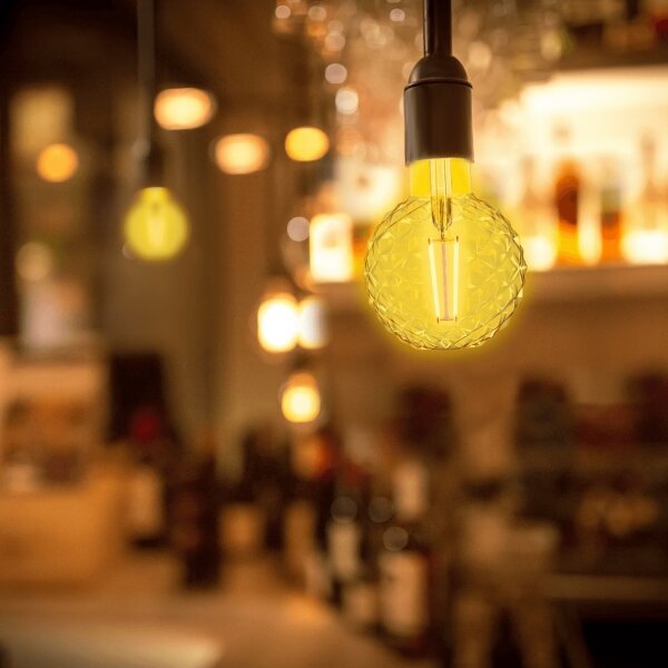 Bec LED FILAMENT Aigostar E27/4W/230V 1800K ananas