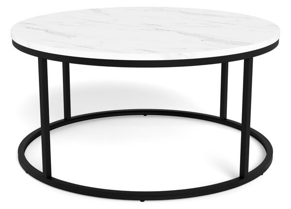 Masuta de cafea Spiro, Alb, 40x80x80 cm