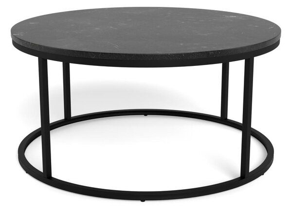 Masuta de cafea Spiro, Negru, 40x80x80 cm