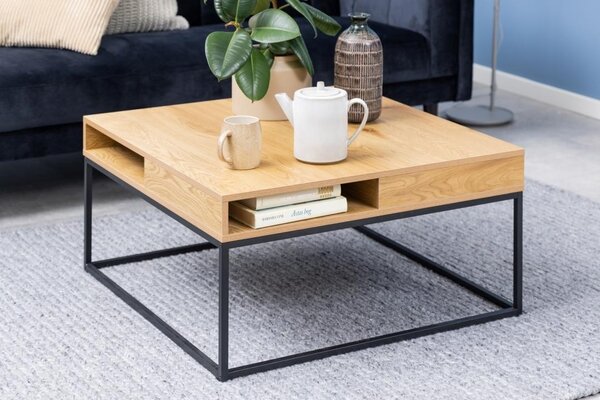 Masuta de cafea Willford, Natural, 40x80x80 cm