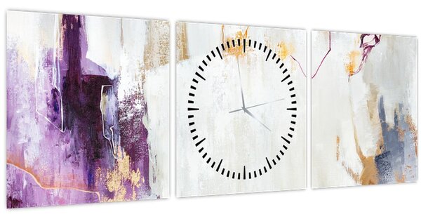 Tablou - Abstract (cu ceas) (90x30 cm)
