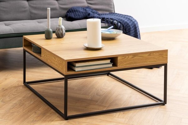Masuta de cafea Willford, Natural, 40x80x80 cm