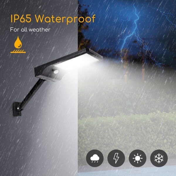 Lampă LED stradală solară cu senzor Aigostar LED/2,3W/5,5V IP65