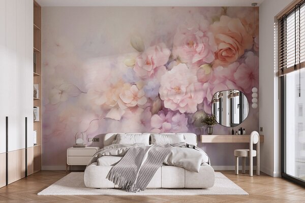 Tapet Flori delicate, Fototapet Flori, w09599 : Uwalls.ro